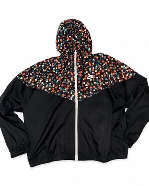 Nike Floral Windbreaker Jacket – Size Small (Oversized Fit)